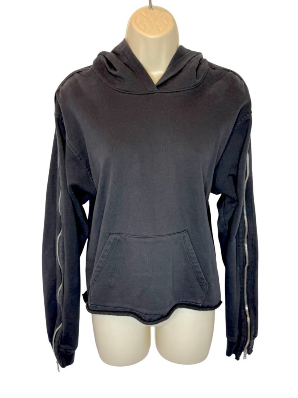 RTA Cicely Hoodie w/ zipper arms Gray - Size L